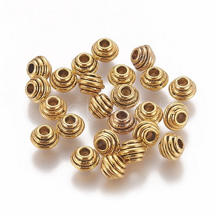 Tibetan Style Alloy Spacer Beads GLF5166Y-1