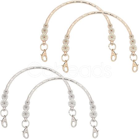 4Pcs 2 Colors Iron Bag Handle FIND-FH0001-97-1