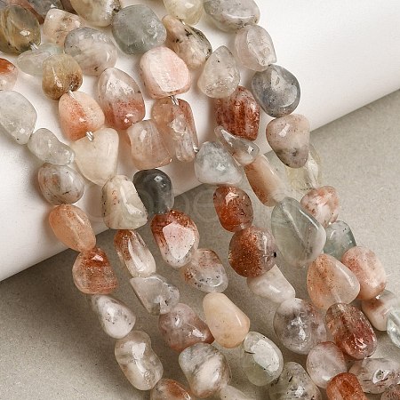 Natural Arusha Sunstone Beads Strands GG-CBAC13F-A03-01-1