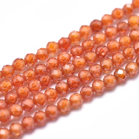 Cubic Zirconia Bead Strands G-I224-A01-1
