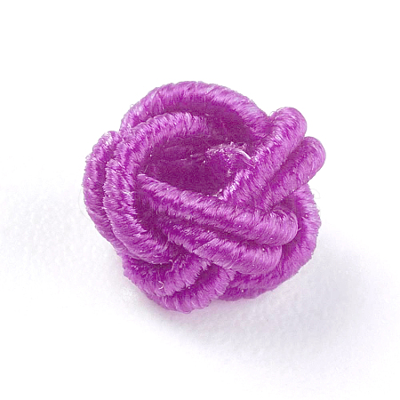Polyester Weave Beads WOVE-K001-A18-1