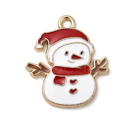 Christmas Alloy Enamel Pendants FIND-H055-17J-G01-1