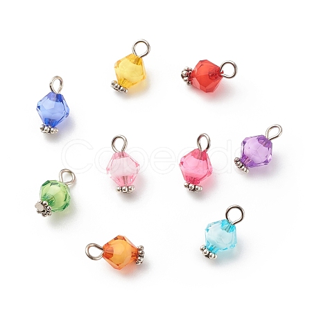 Transparent Acrylic Charms PALLOY-JF01744-1
