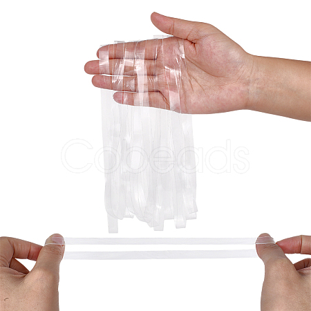 Transparent TPU Rubber Binding Band AJEW-NB0008-13E-1