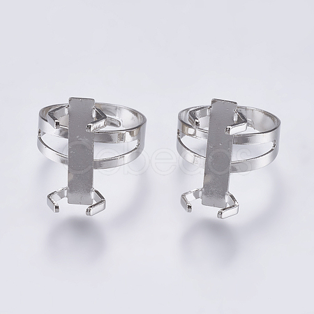 Iron Finger Ring Prong Settings X-IFIN-K035-01P-1