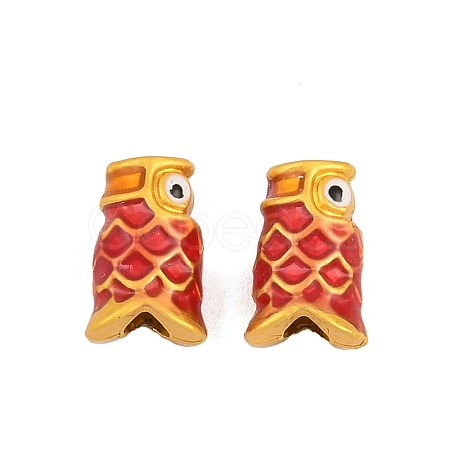 Alloy Enamel Beads FIND-H061-05G-1