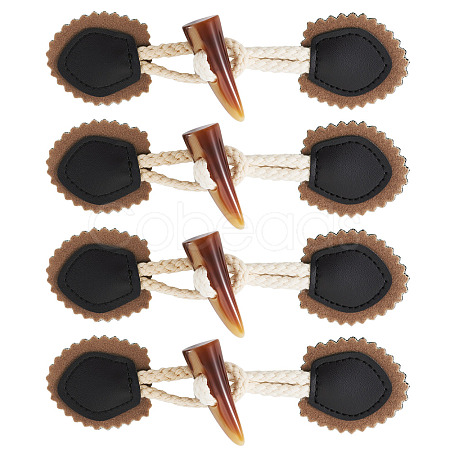 5 Pairs Resin Buttons BUTT-TA0001-48A-1