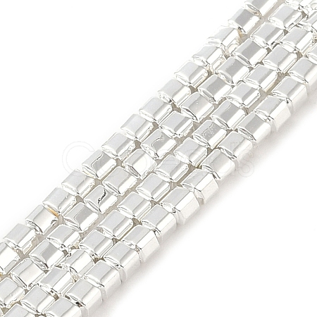 Electroplated Synthetic Non-Magnetic Hematite Beads Strands G-U003-18A-02-1