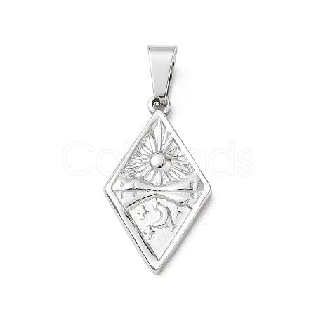 304 Stainless Steel Pendants SA-CBA34D4-07P-1