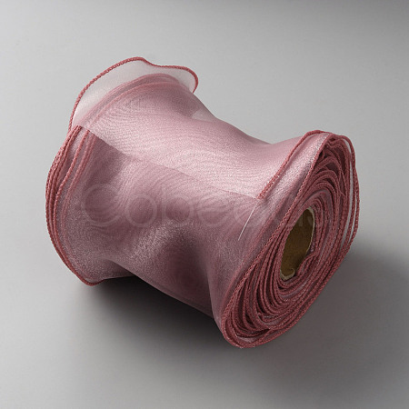 Polyester Wave Edge Ribbon DIY-TAC0040-02B-1