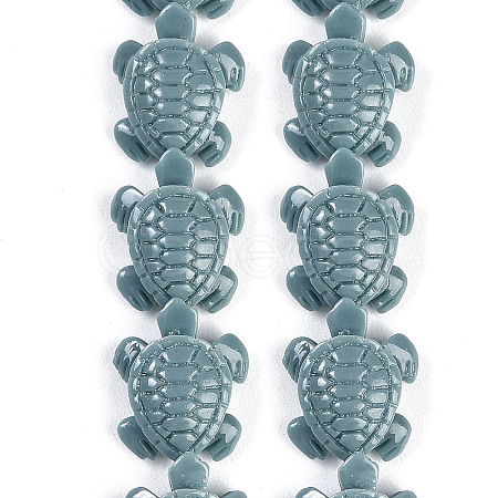 Synthetic Coral Carved Beads Strands CORA-L020-E-16-1