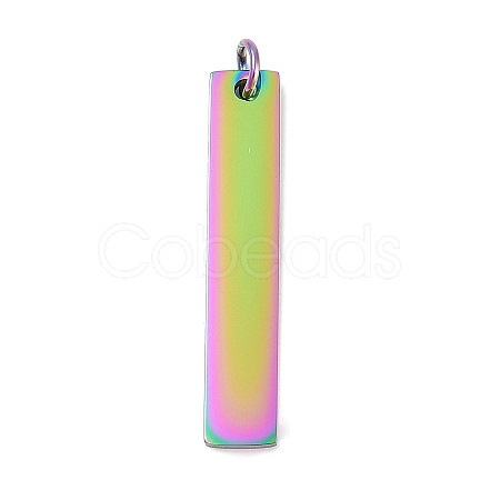 Ion Plating(IP) 304 Stainless Steel Pendants STAS-I311-14A-RC-1