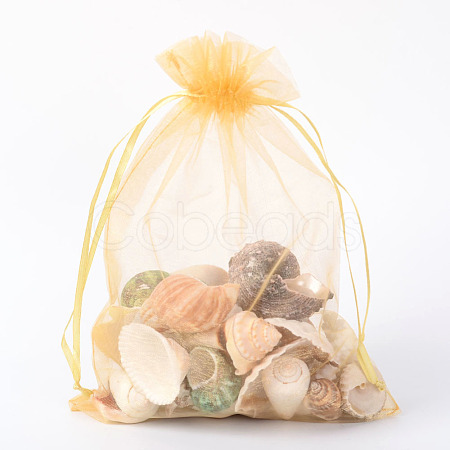 Organza Gift Bags with Drawstring OP-R016-17x23cm-15-1