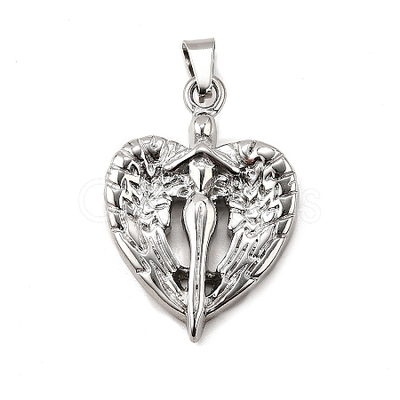 Goddess with Wing 304 Stainless Steel Pendants STAS-M121-04P-1