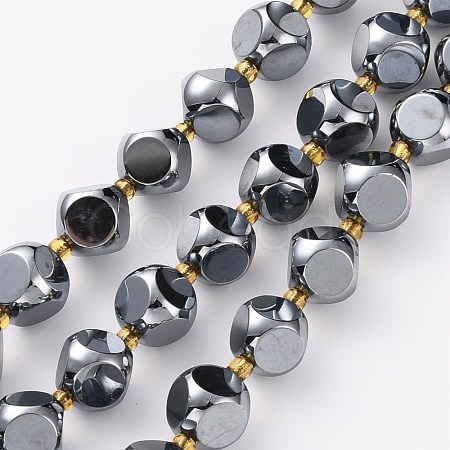 Terahertz Stone Beads Strands G-A030-B18-10mm-B-1