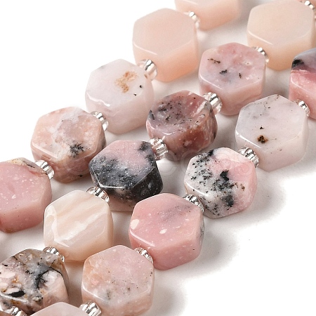 Natural Pink Opal Beads Strands G-P534-A10-02-1