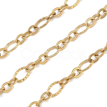 304 Stainless Steel Link Chains CHS-G052-02G-1
