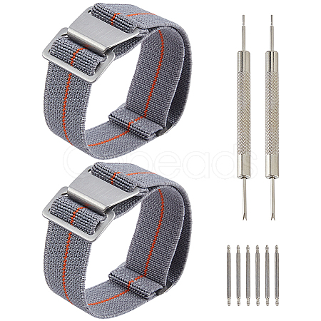 Nylon Watch Bands AJEW-WH0643-117C-1