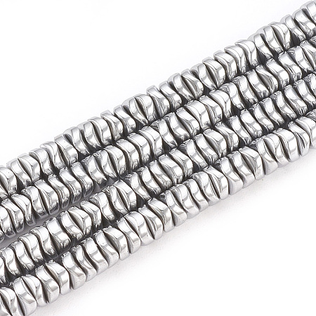 Electroplate Non-magnetic Synthetic Hematite Beads Strands X-G-T061-179K-1