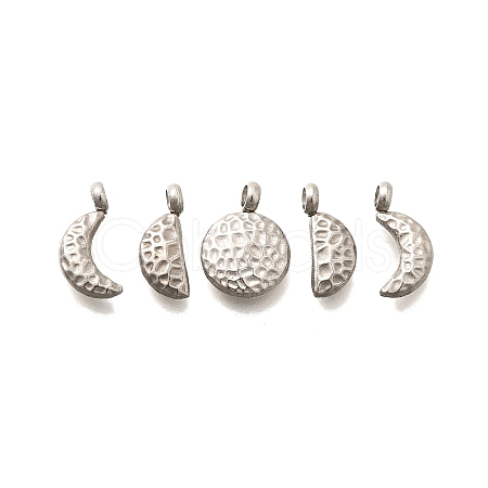5Pcs 304 Stainless Steel Charms X-STAS-R140-01P-1