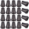 Gorgecraft 30Pcs Alloy Cord End, Cone with Star, Bag & Cloth Making Supplies, Gunmetal, 14.5x12mm, Hole: 3.7mm, Inner Diameter: 9mm