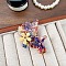 Acrylic Cartoon Dog Alligator Hair Clip, Colorful, 55x50mm