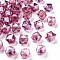 Transparent Acrylic Beads, Faceted, Rhombus, Medium Orchid, 13x14x13.5mm, Hole: 2mm, about 346pcs/500g