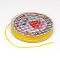 Flat Elastic Crystal String, String Cord Crystal Threads, Yellow, 0.8mm, about 10.93 yards(10m)/roll