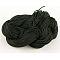 Nylon Thread, Nylon Jewelry Cord for Custom Woven Bracelets Making, Black, 1.5mm, 14m/batch