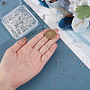 100Pcs 304 Stainless Steel Hoop Earring Findings STAS-BBC0005-94S-02-3