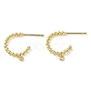 Brass Ring Stud Earring Findings X-KK-F862-01G-1