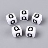 Opaque Acrylic Beads SACR-N020-04A-Q-1