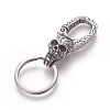 304 Stainless Steel Split Key Rings Hand Polished STAS-E452-63AS-1