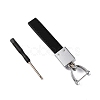 Cowhide Leather Keychains KEYC-WH0018-52A-2