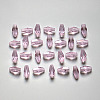 Transparent K9 Glass Beads GLAA-G078-A-22-1