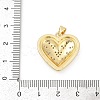 Brass Micro Pave Cubic Zirconia Pendants KK-D317-091G-3