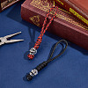 2Pcs 2 Colors Handmade Nylon Parachute Cord Pendant Decorations for Men KEYC-HY0001-32B-4