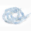 Natural Aquamarine Beads Strands G-F575-11-1