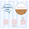 Natural Rose Quartz Round Beads Strands G-OC0003-58-2