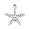 Non-Tarnish 201 Stainless Steel Charms STAS-D176-03P-2
