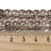 Transparent Spray Painting Crackle Glass Beads Strands GLAA-NH0001-05J-4