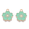 Alloy Enamel Pendants ENAM-S121-115F-3
