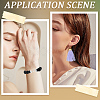 200Pcs 10 Styles Alloy Ribbon Ends FIND-SC0021-78-5