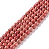 Natural Silver Line Jasper Beads Strands G-P451-02B-A-1