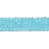 Imitation Jade Electroplate Glass Beads Strands GLAA-F029-J4mm-D03-1