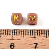 Plating Acrylic Beads OACR-N140-01B-K-3
