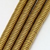 Electroplate Non-magnetic Synthetic Hematite Beads Strands G-J164B-4mm-07-1
