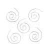 Stainless Steel Spiral Cable Knitting Needles SENE-PW0002-058P-1