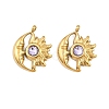 304 Stainless Steel Rhinestone Pendants STAS-Z166-24G-06-1
