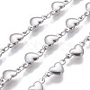 Tarnish Resistant 304 Stainless Steel Link Chains CHS-P007-10P-2